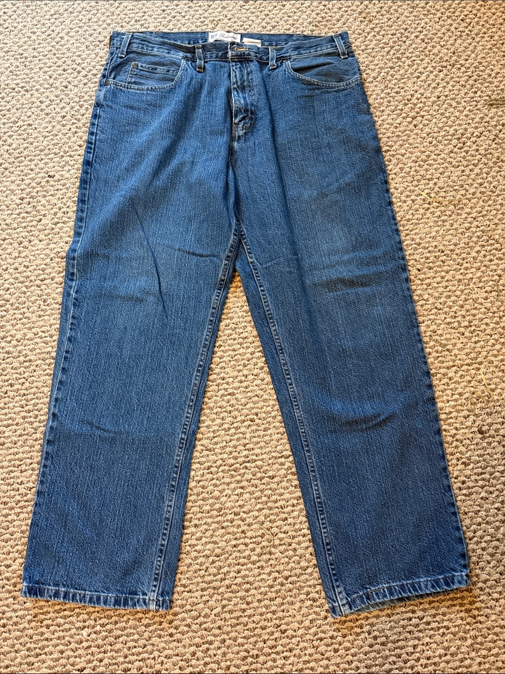 Faded Glory Men's Relaxed Jeans in Medium Blue